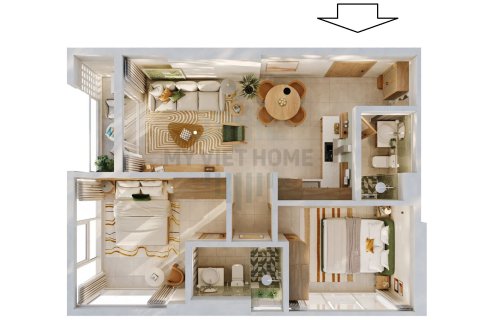 2 bedrooms Apartment in Nha Trang,  No. 26870 16