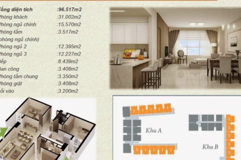 Квартира с 1 спальней в Хошимин ,  № 26742 5