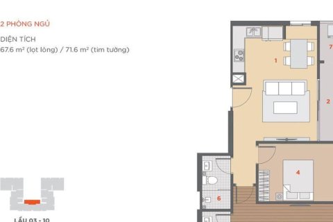 2 bedrooms Apartment in Ho Chi Minh,  No. 26767