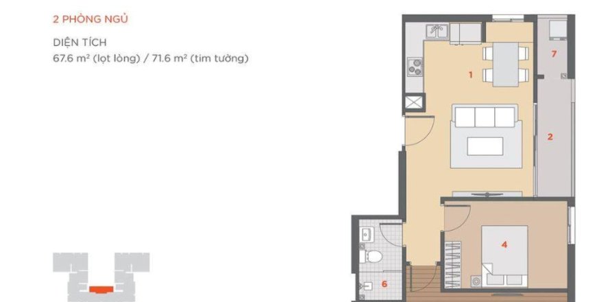 2 bedrooms Apartment in Ho Chi Minh,  No. 26767