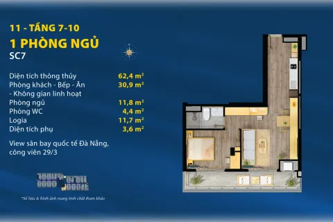 1 bedroom Apartment in Thanh Khe, Da Nang, No. 29984 2