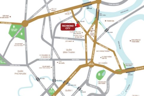 Квартира с 3 спальнями в Биньтхань, Хошимин ,  № 29326 7