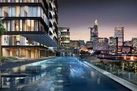 Квартира с 3 спальнями в Тхудык, Хошимин ,  № 13484 1