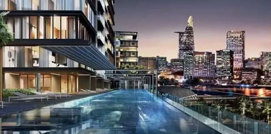 Квартира с 3 спальнями в Тхудык, Хошимин ,  № 13484