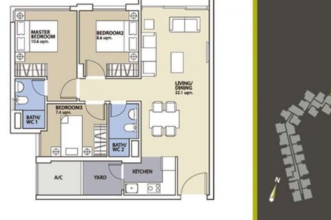 3 bedrooms Apartment in Ho Chi Minh,  No. 26806