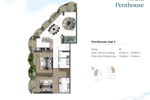 2 bedrooms Penthouse in Lien Chieu, Da Nang,  No. 29457 17